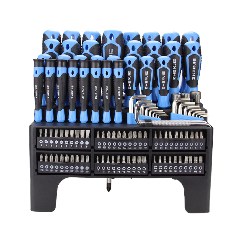 116pcs Plastic Shelf CRV Screwdriver Bit Hex Key Nut Driver Set