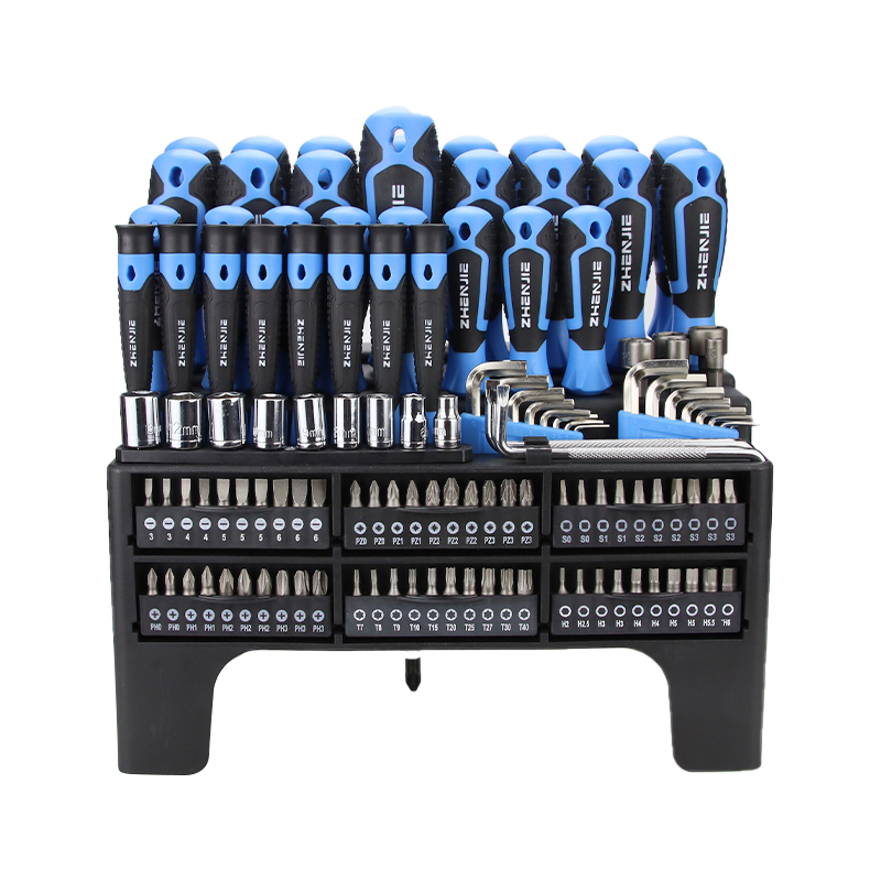 125pcs Plastic Shelf CRV Screwdriver Bit Socket Hex Key Nut Driver Set