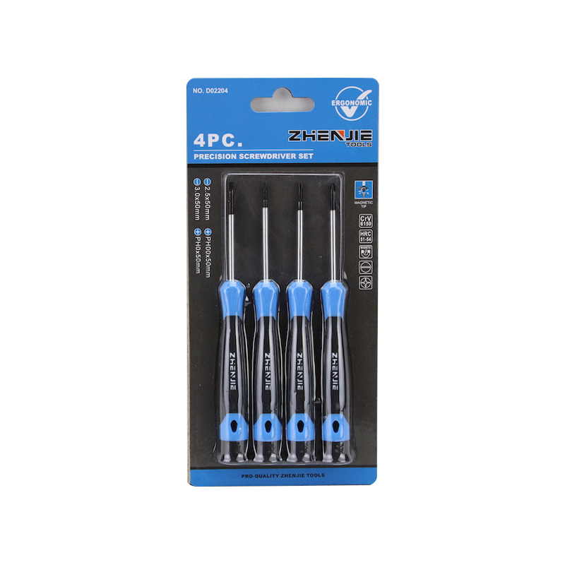 4pcs Sandwich Packaging Slotted Phillips Precision Screwdriver Set