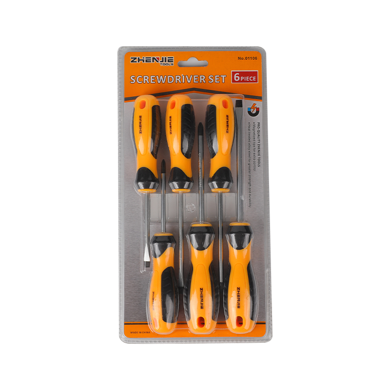 6pcs Slotted & Phillips CRV Screwdriver Set