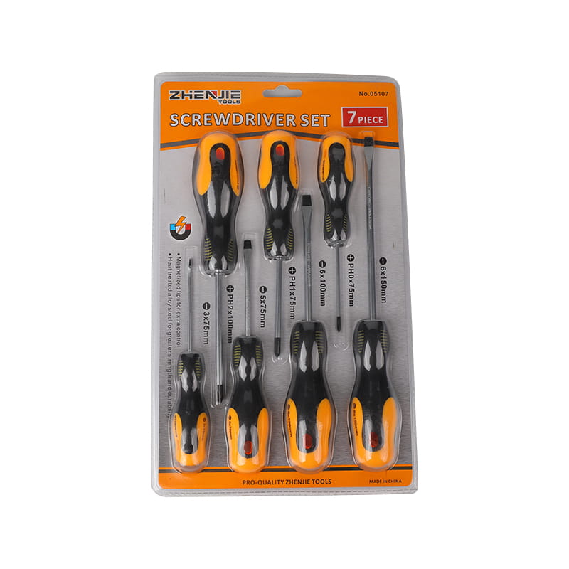 7pcs Slotted & Phillips Screwdriver Set