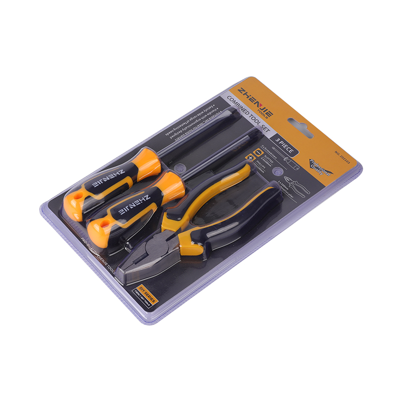 3pcs Slotted & Phillips CRV Screwdriver Plier Set