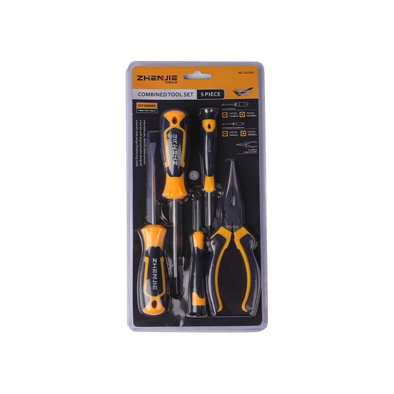 5pcs Slotted & Phillips CRV Screwdriver Plier Set