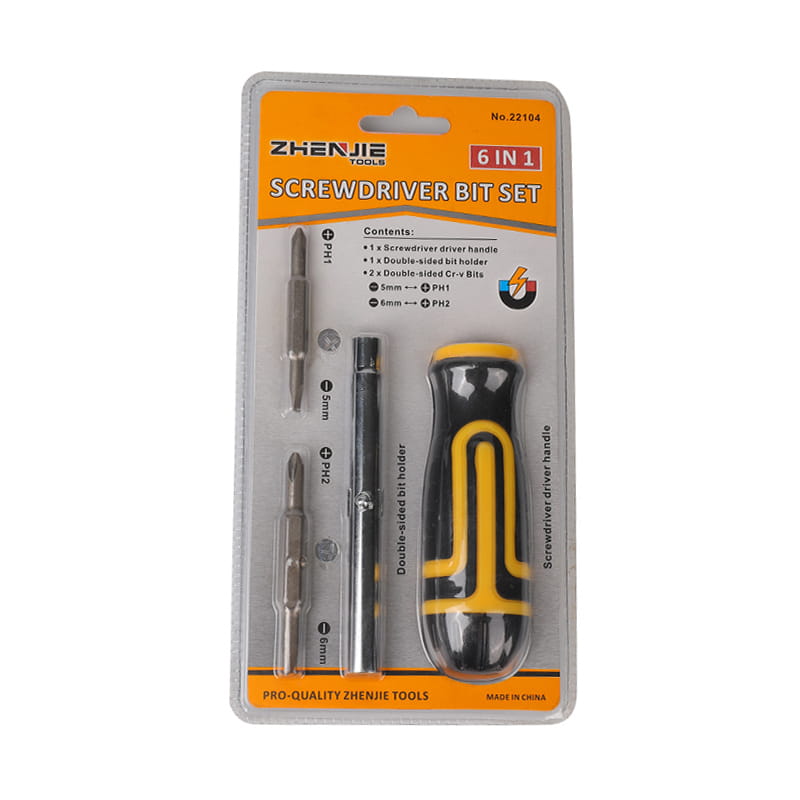 6 in 1 home tool Screwdriver Bits Set