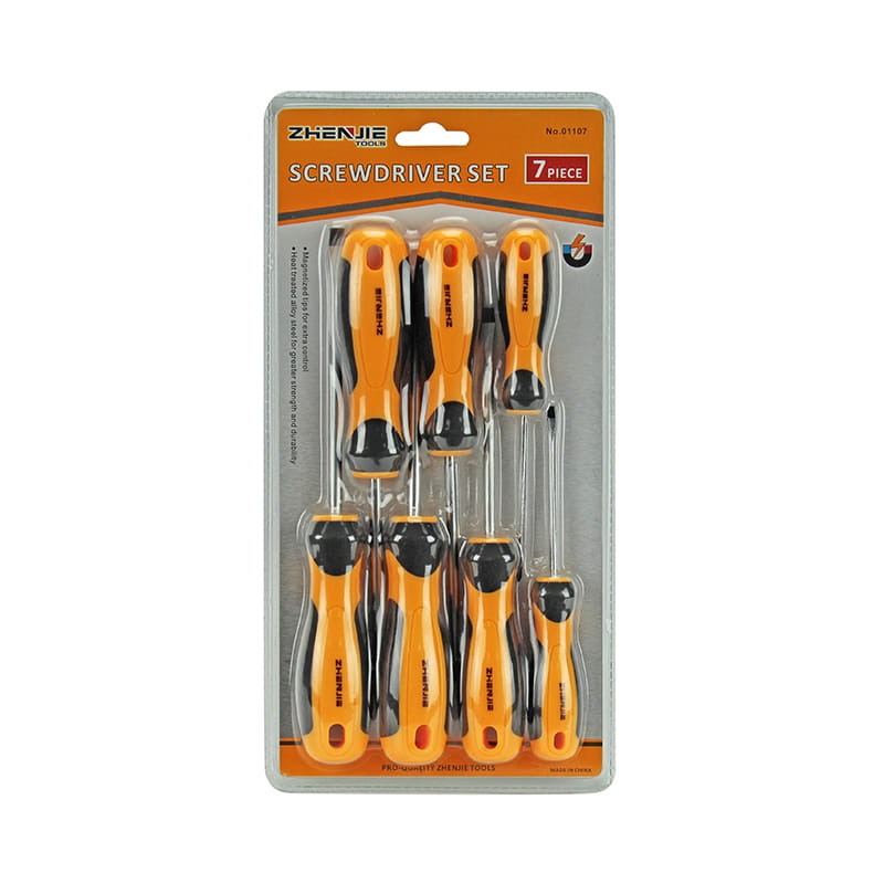 7pcs Slotted & Phillips CRV Screwdriver Set