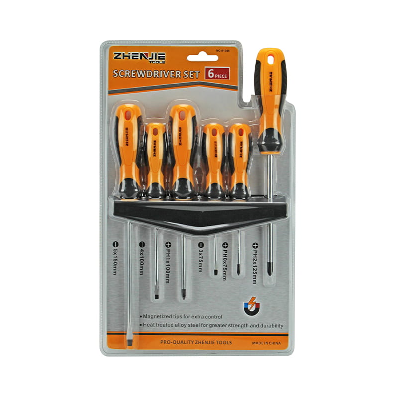 6pcs Slotted & Phillips Screwdriver Set