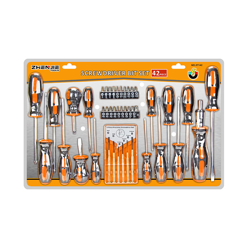 42pcs Double Injected Soft Handle Screwdriver Set 