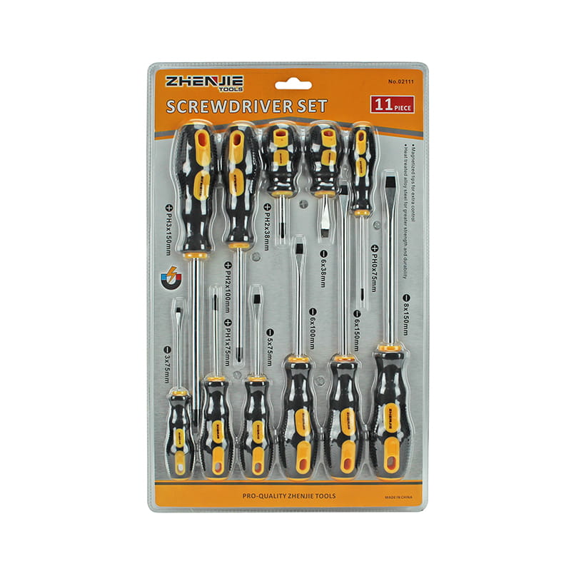 39pcs Plastic Box Packaging Double Injected Soft Handle Combined Tool Set