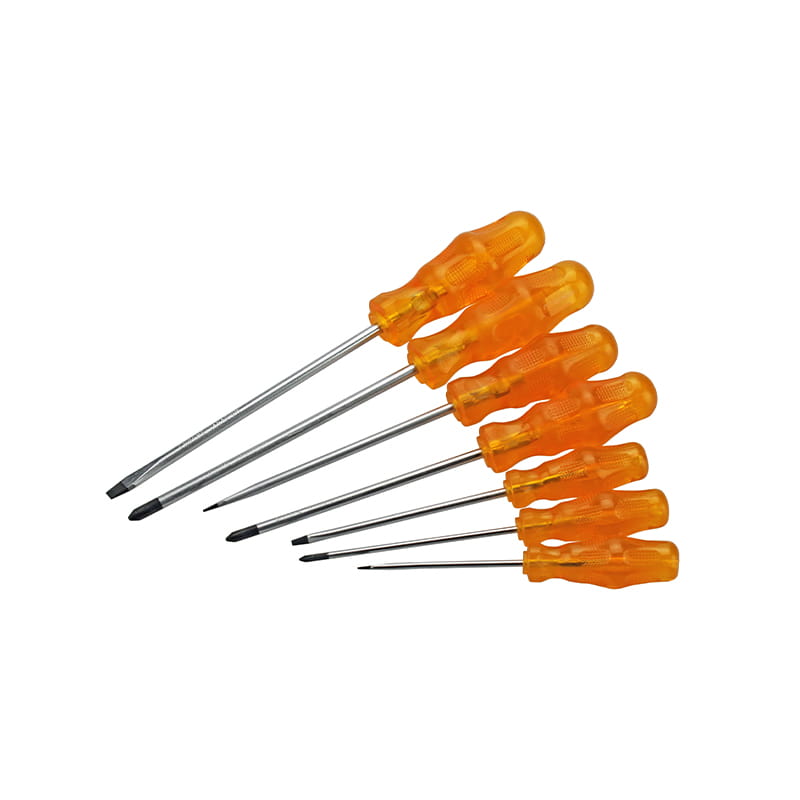 7pcs Handle Ergonomically Designed CRV Screwdriver Set