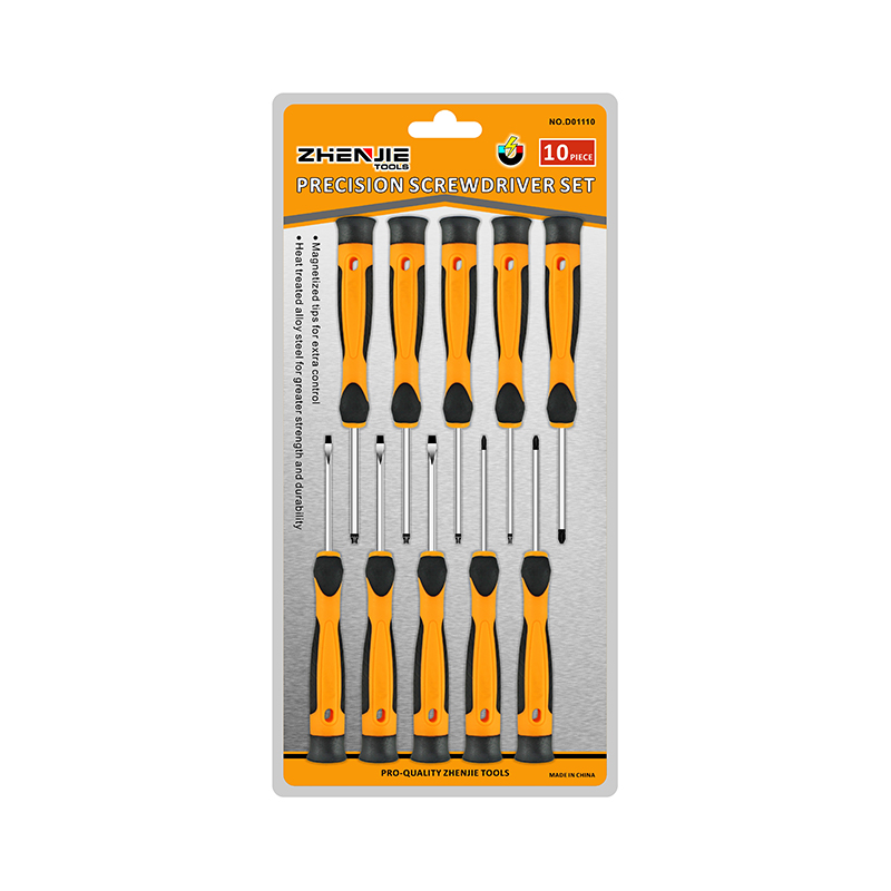 10pcs Slotted Phillips Torx Precision Screwdriver Set