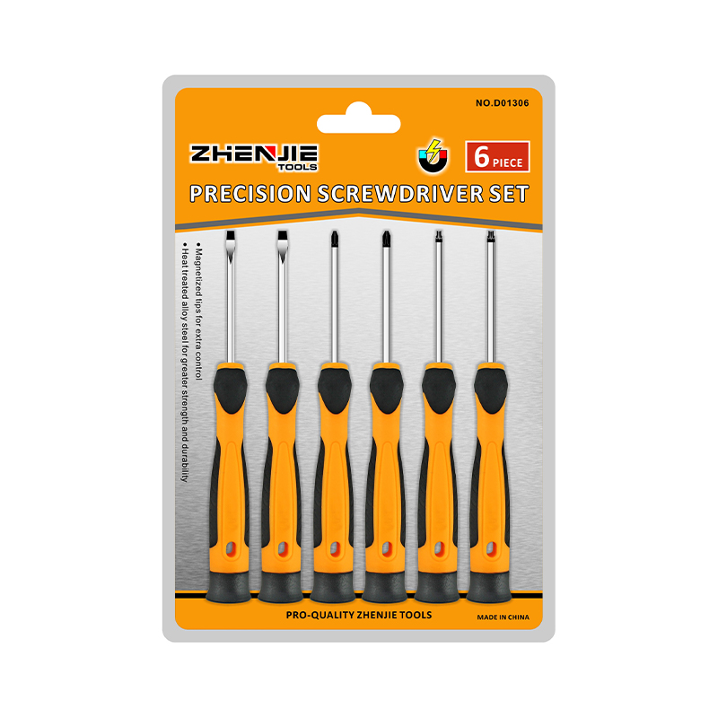 6pcs Double Blister Packaging Slotted Phillips Torx Precision Screwdriver Set