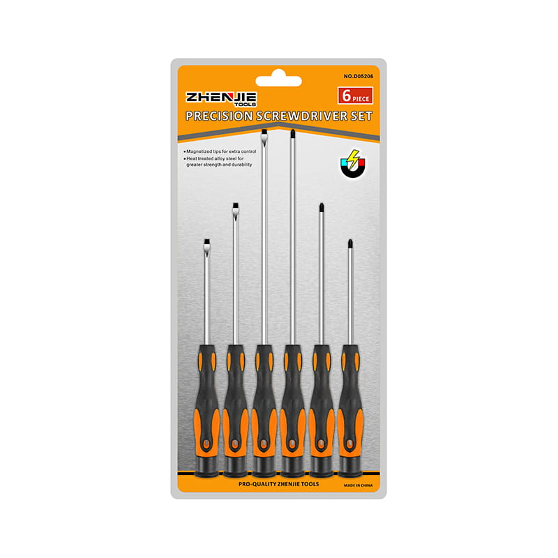 6pcs Slotted Phillips CRV Precision Screwdriver Set