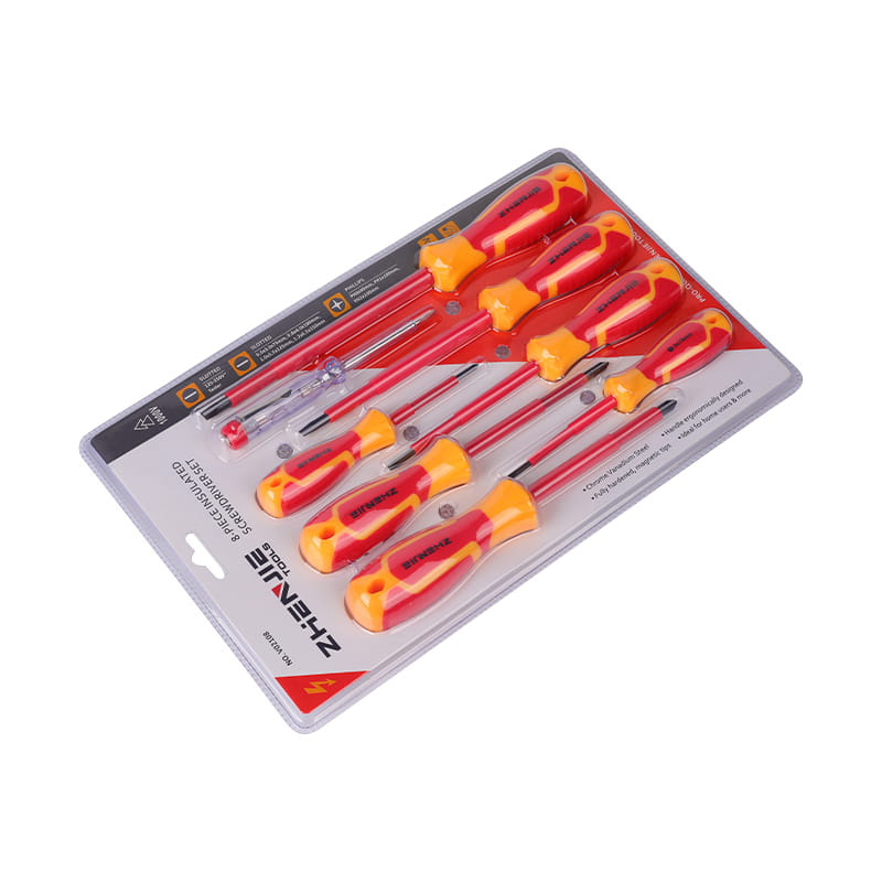 8Pcs Insulated Slotted Phillips Screwdriver kit