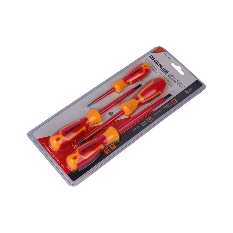 4pcs 1000V handle ergonomically insulated screwdriver set